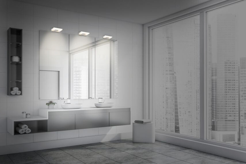 Näve Leuchten LED Wandleuchte NV1168242 Chrom Metall Kunststoff B/H/T: ca. 11x5x11 cm 1 Brennstellen