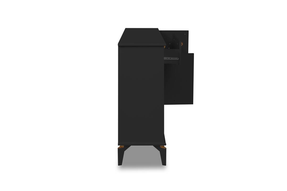 Sideboard Izmir anthrazit B/H/T: ca. 158x90x36 cm