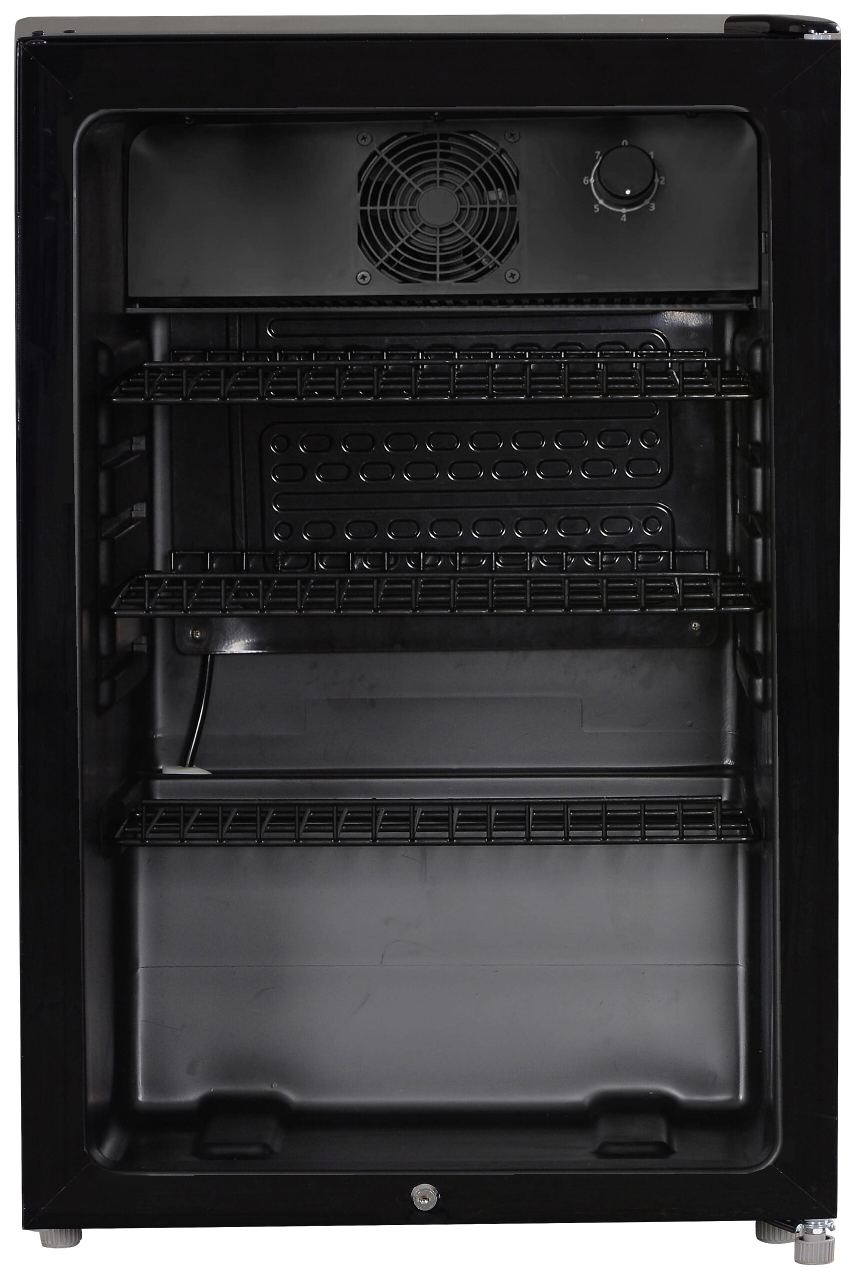 POCOline Kühlschrank schwarz B/H/T: ca. 54x84x54,5 cm