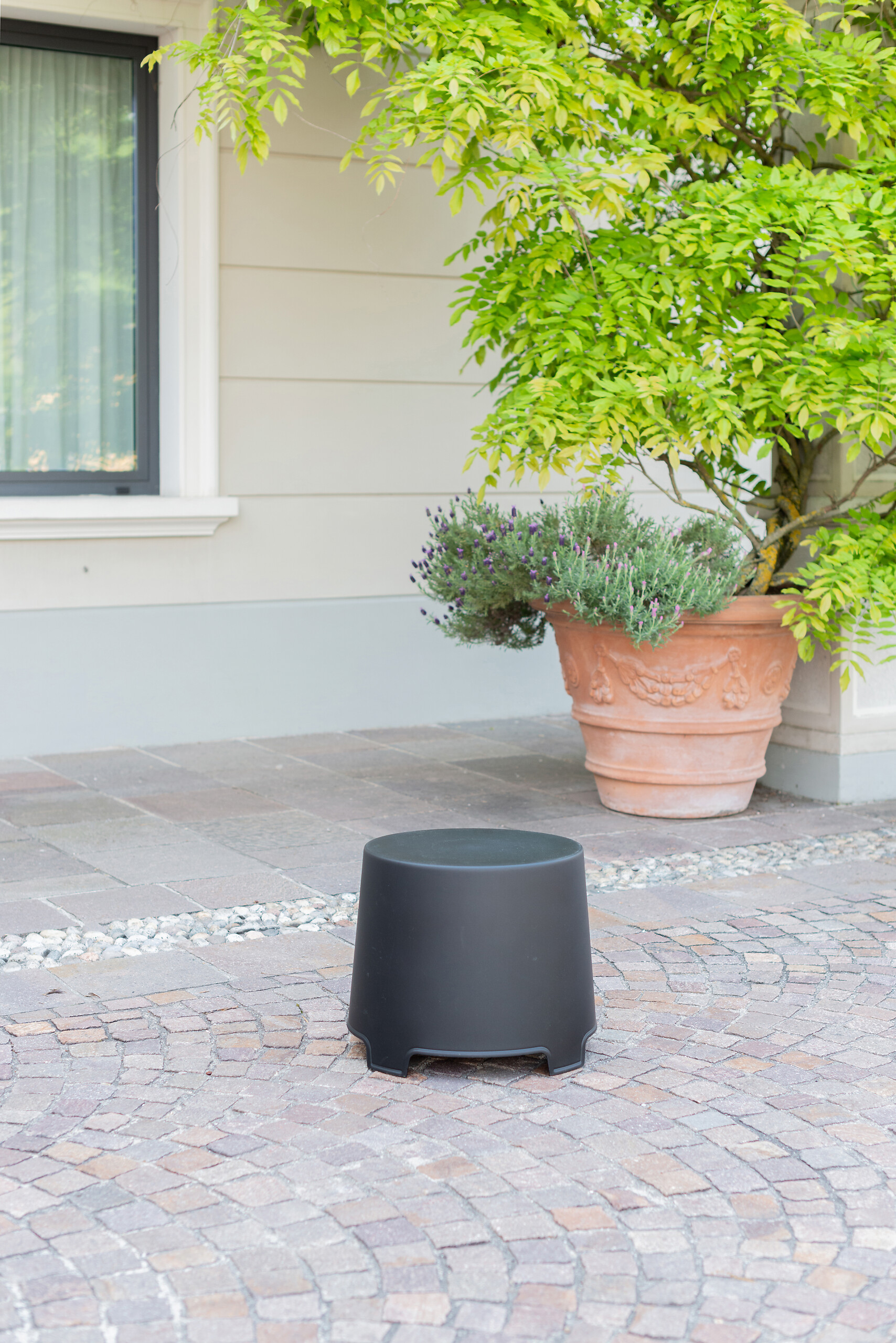 ProGarden Loungeset Luna anthrazit Kunststoff