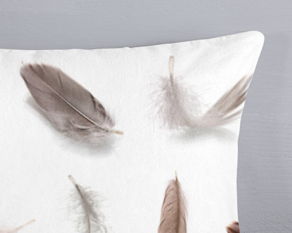 Baumwoll Bettwäsche Flanell weiß Baumwolle B/L: ca. 155x220 cm