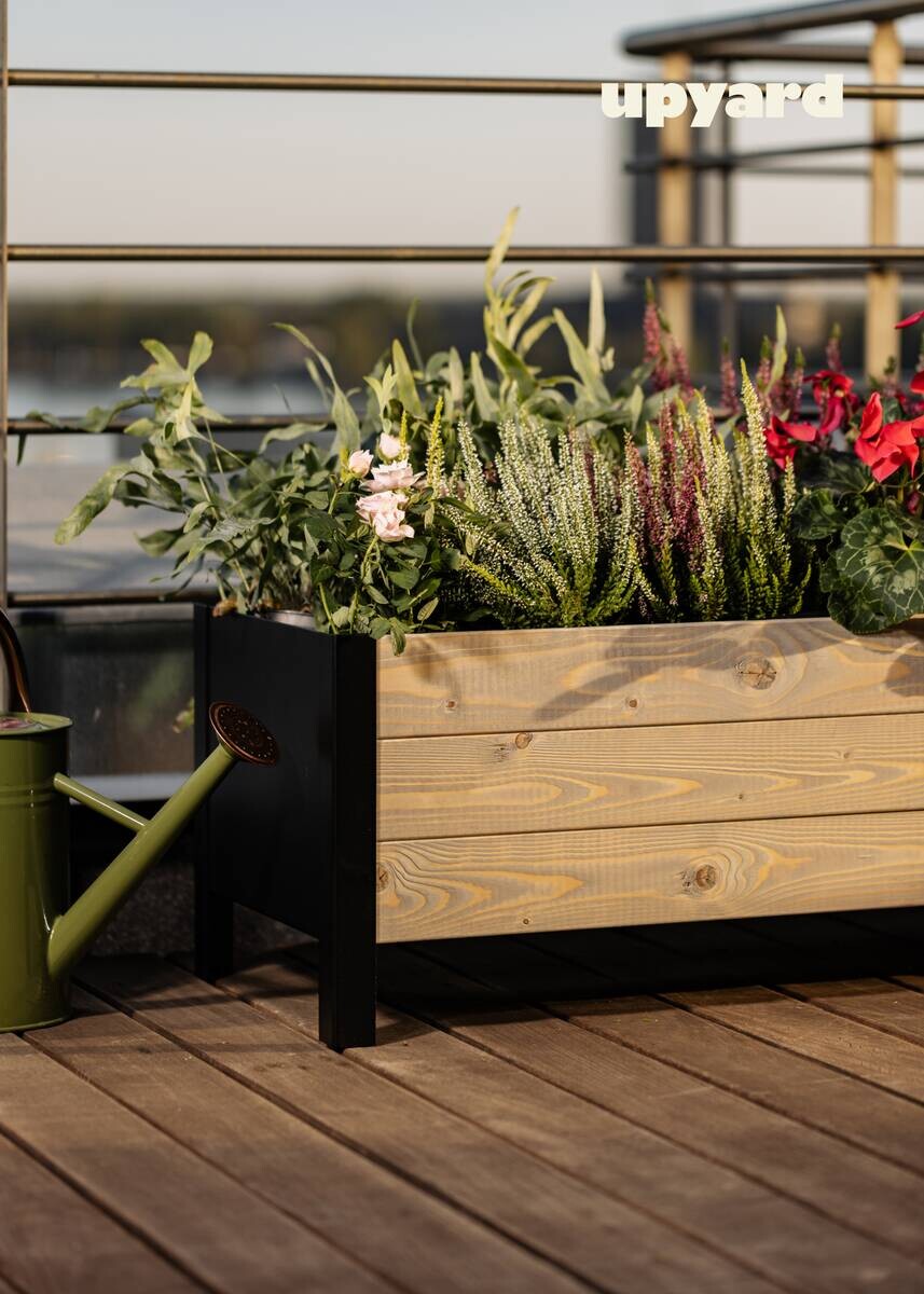 UPYARD Hochbeet MODERN grau Holz B/H/L: ca. 36x32x58 cm