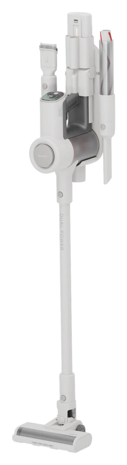 Sharp Handstaubsauger V-SV10MMAEU-W weiß Kunststoff Metall B/H/T: ca. 12x120,5x27 cm