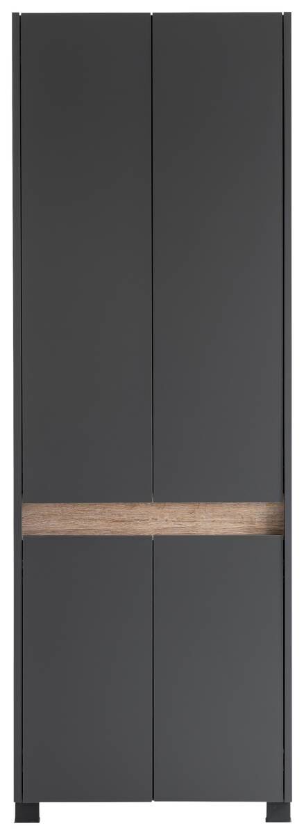 Schuhschrank Cosmo anthrazit B/H/T: ca. 56,9x164,5x33 cm