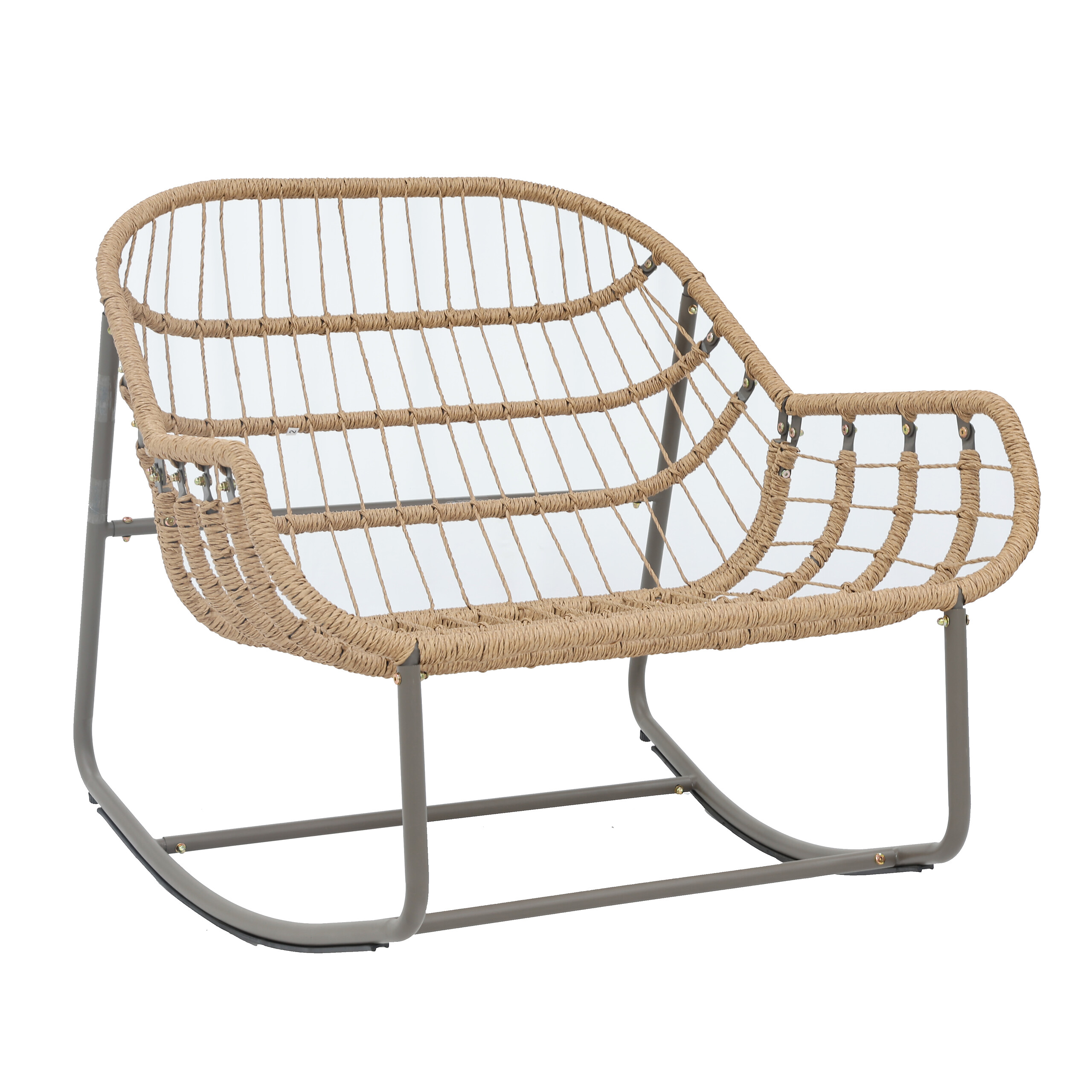 POCOline Gartenstuhl braun Stahl