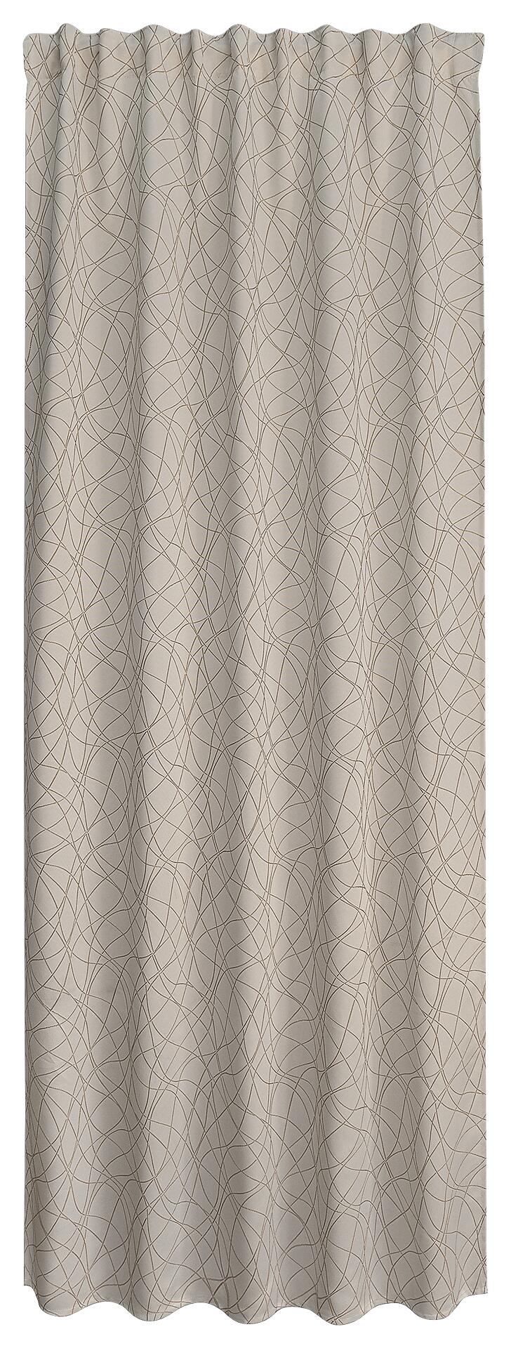 Kombivorhang Doreen beige B/L: ca. 135x245 cm