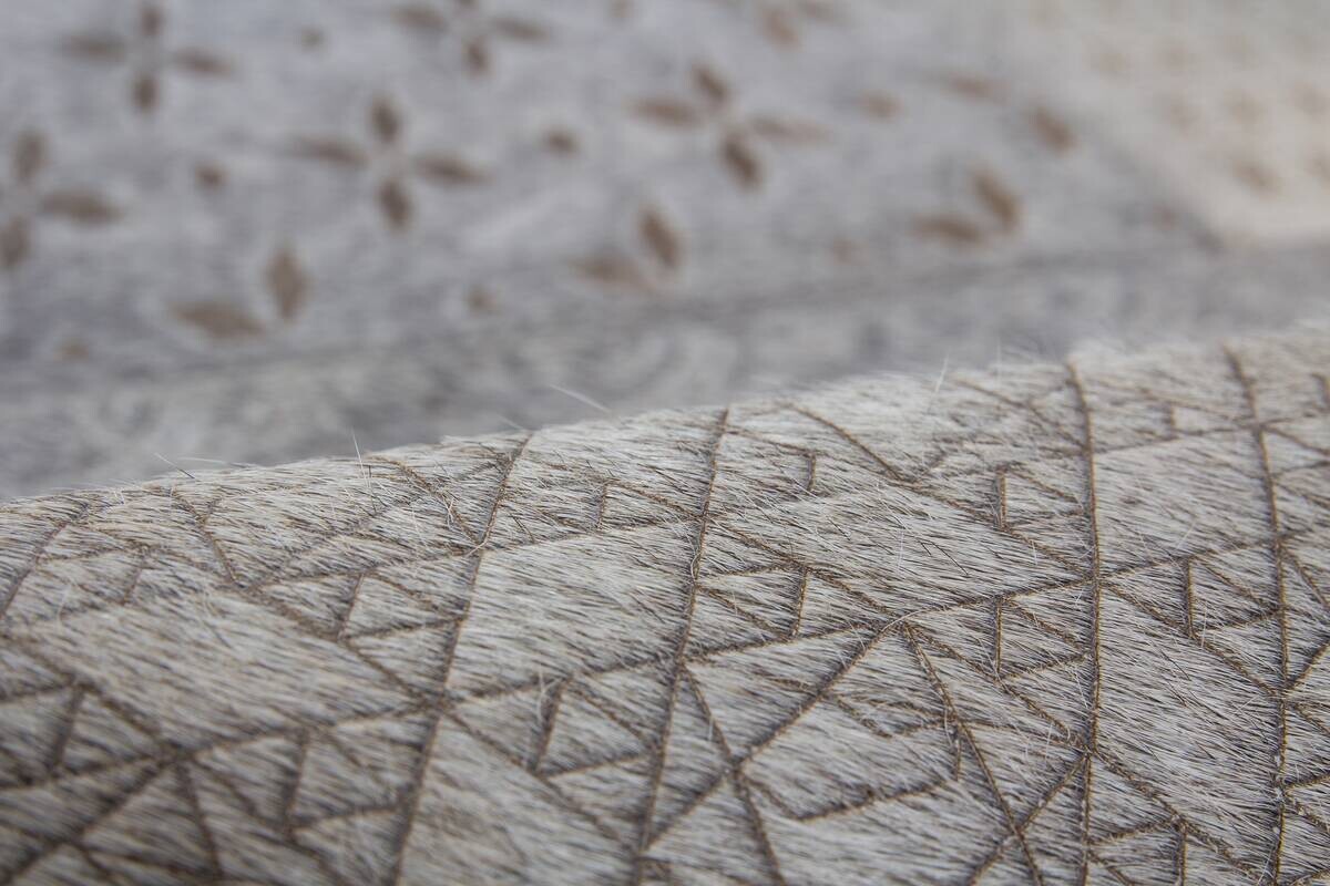 Kayoom Kurzflorteppich Gleam 560 grau B/L: ca. 120x170 cm