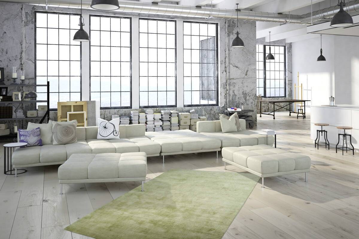 360Living Teppich Luxury grün B/L: ca. 200x290 cm