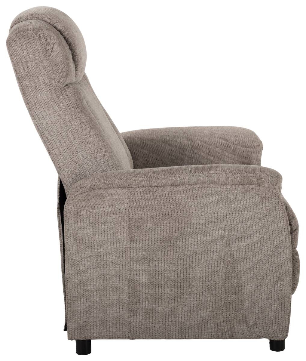 TV-Sessel Delta taupe Webstoff B/H/T: ca. 77x107x91 cm