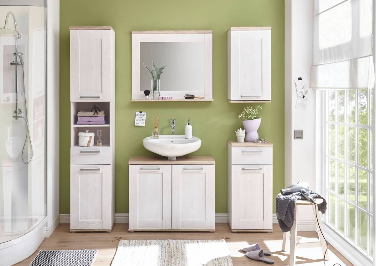 Hängeschrank Romance Sibiu Lärche Nachbildung Eiche San-Remo Nachbildung B/H/T: ca. 38x70x24 cm