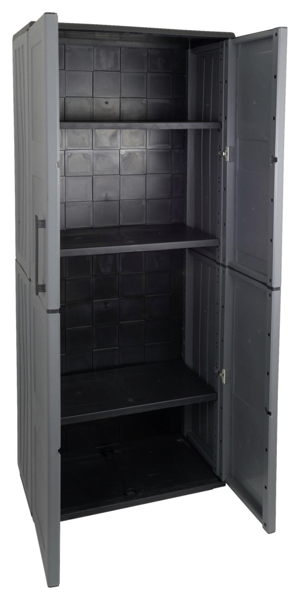 ArtPlast Kunststoffschrank Free hoch grau Kunststoff B/H/T: ca. 68x163x37 cm