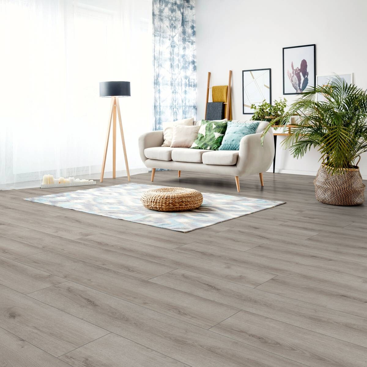 Laminatboden Sommer ca. 2,694 m² im Paket B/L: ca. 24,4x138 cm pro Paket