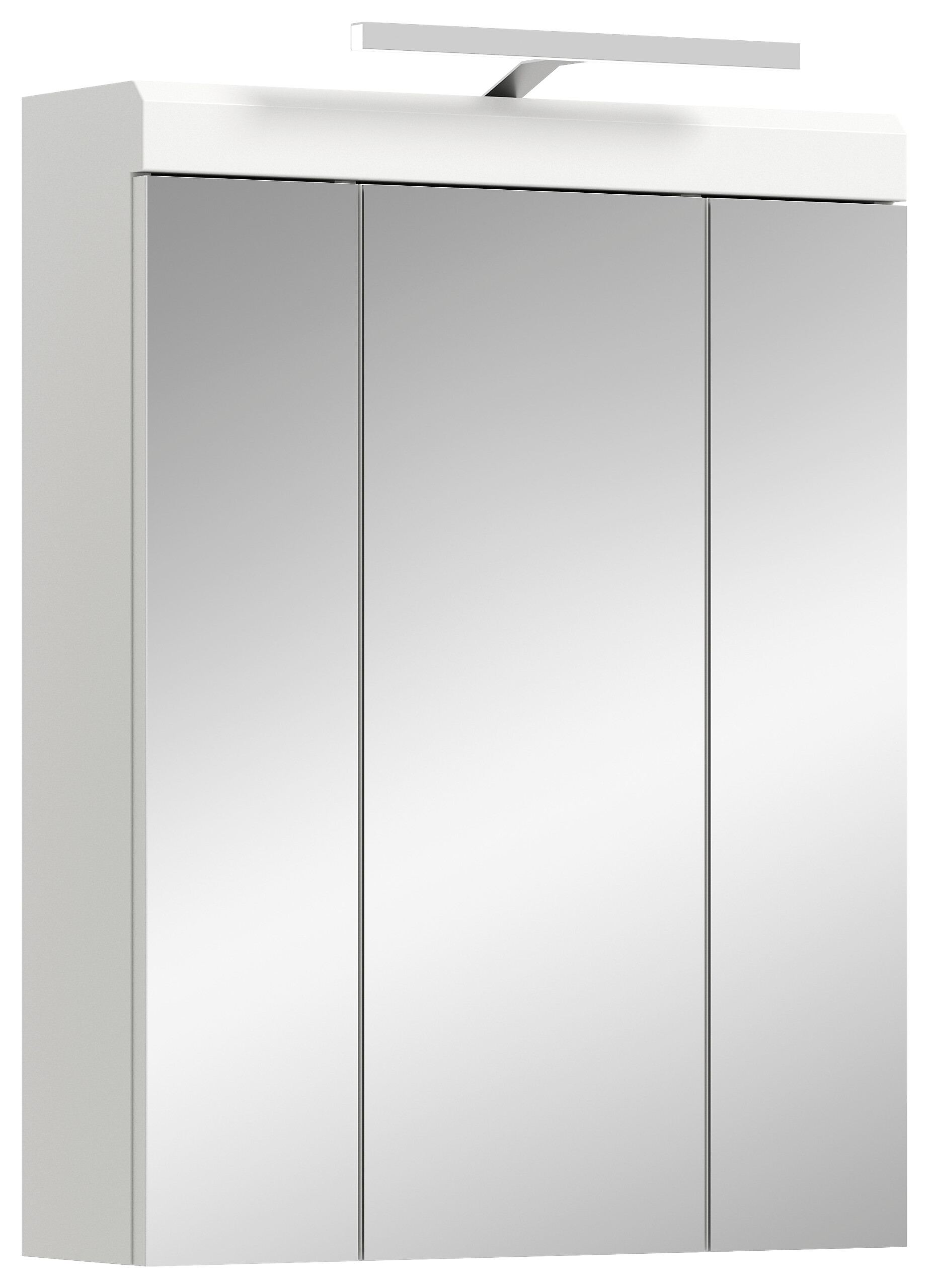 Spiegelschrank Scout weiß weiß Hochglanz B/H/T: ca. 60x79x37 cm