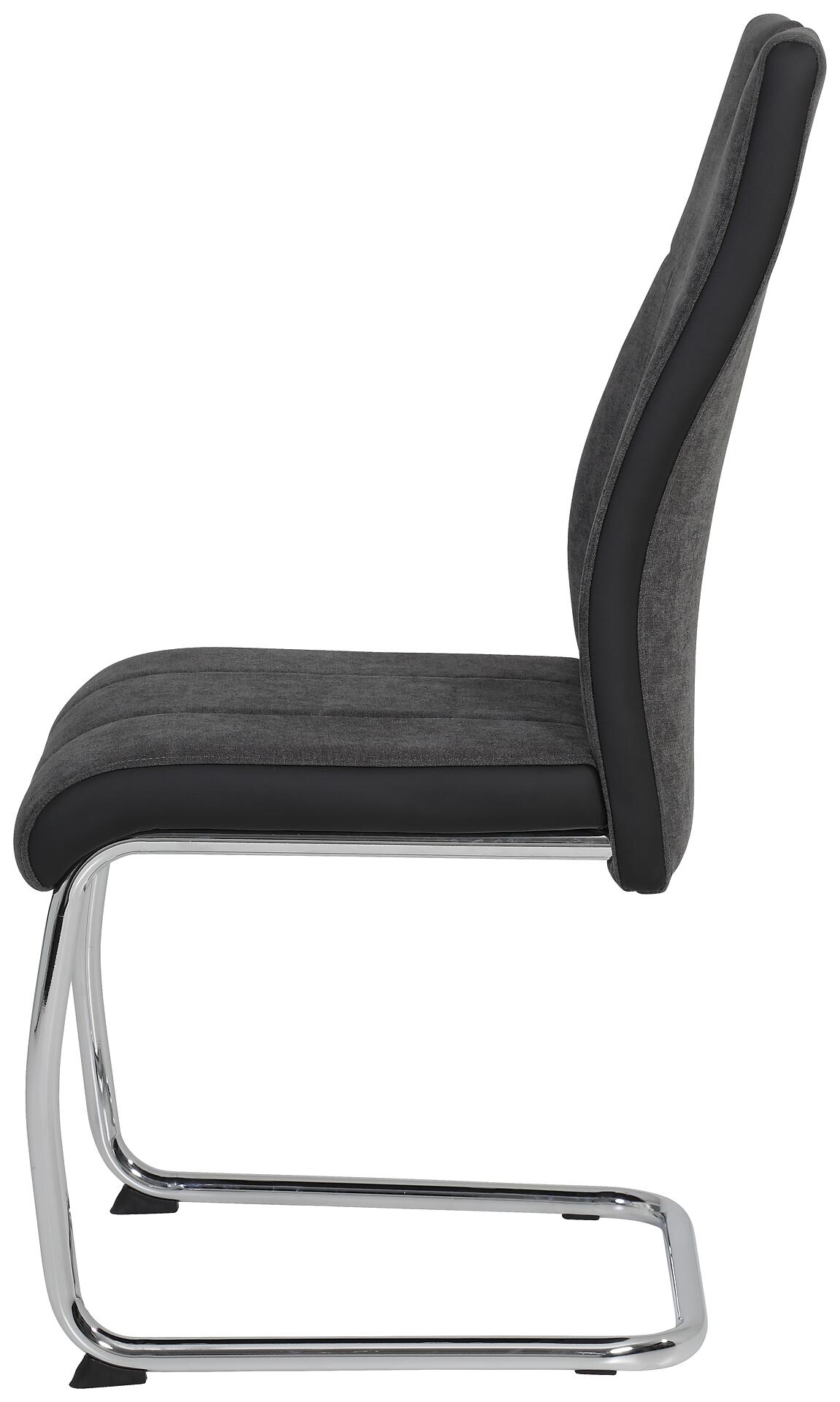 Schwingstuhl Alina S anthrazit Kunstleder B/H/T: ca. 43x98x59 cm