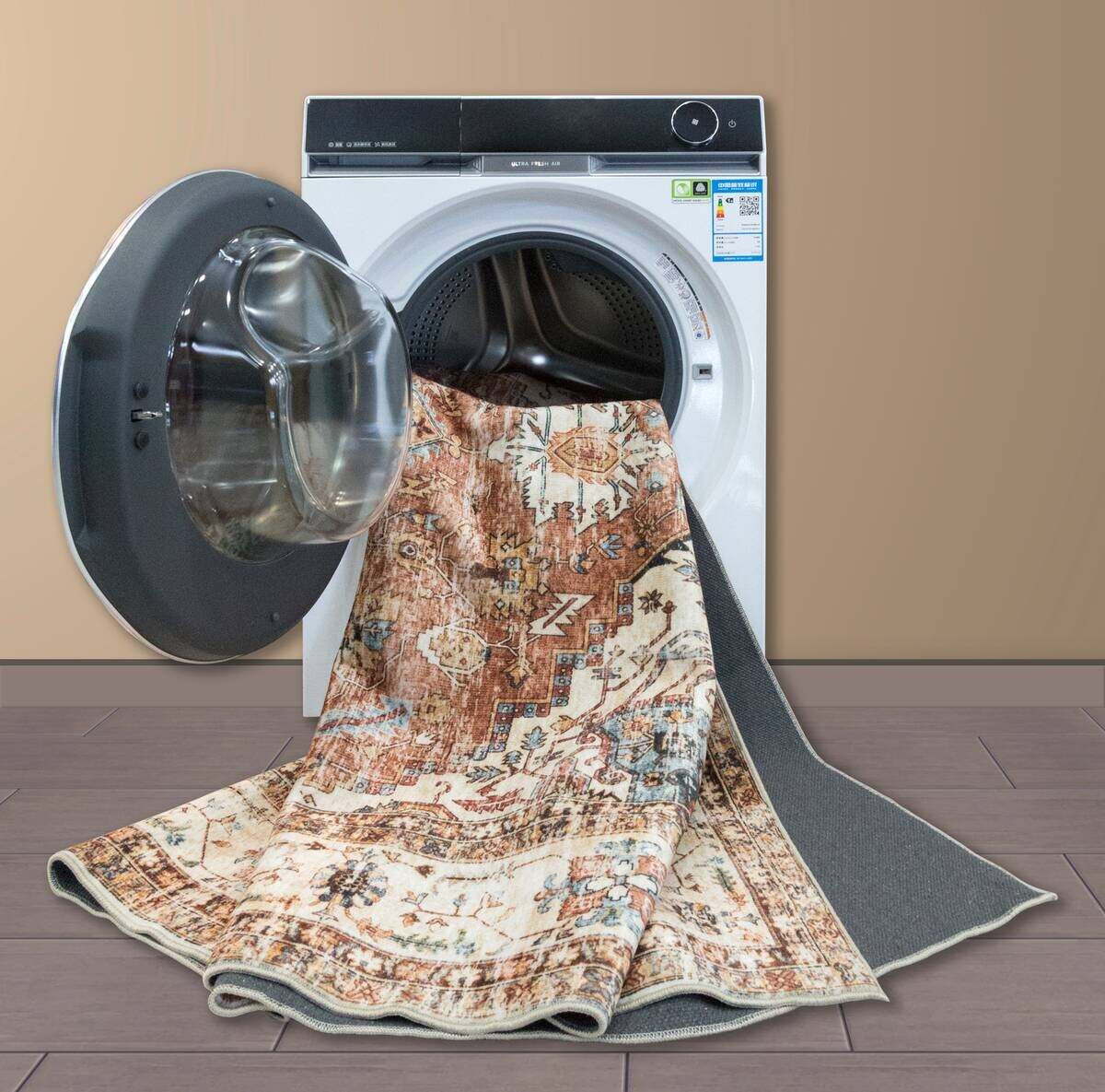 Teppich Silk terra B/L: ca. 80x150 cm