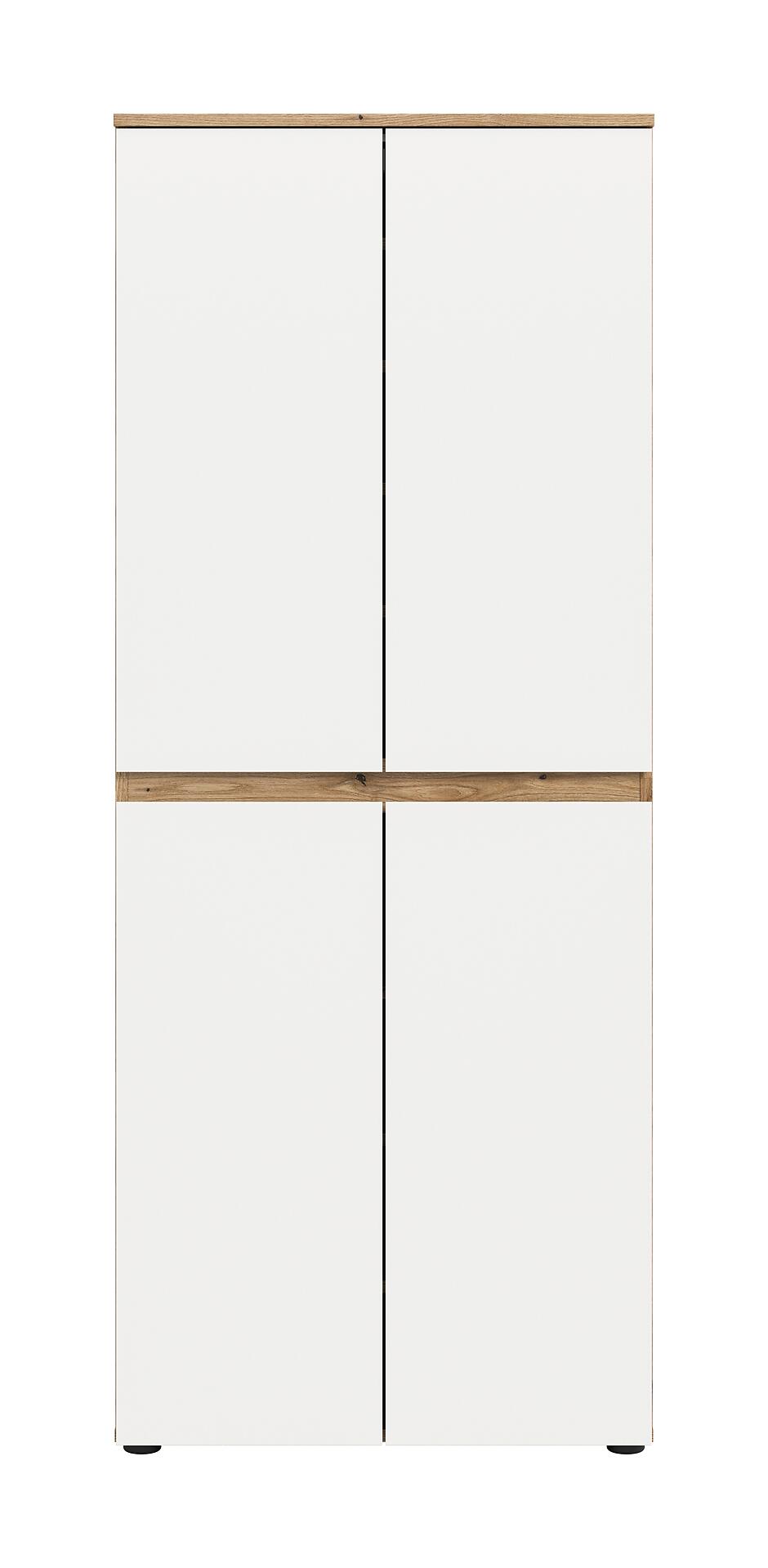 Schrank SCARPA Evoke Oak Nachbildung weiß B/H/T: ca. 70x175x37 cm