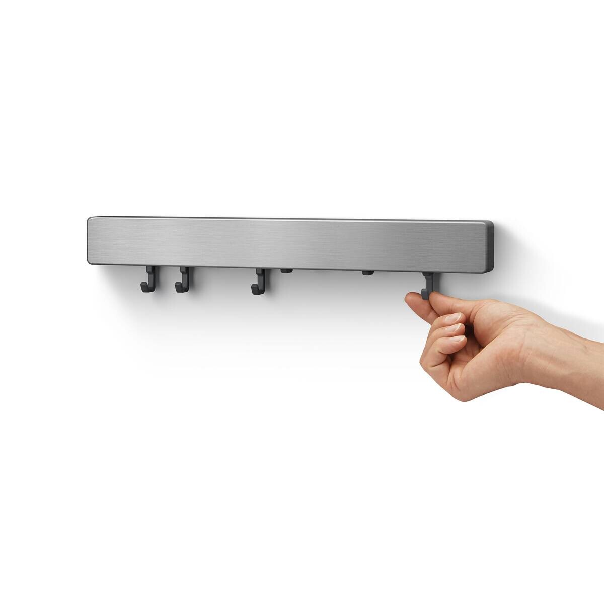 Metaltex Multihalterung Metallika silber Edelstahl B/H/T: ca. 39x5x3 cm