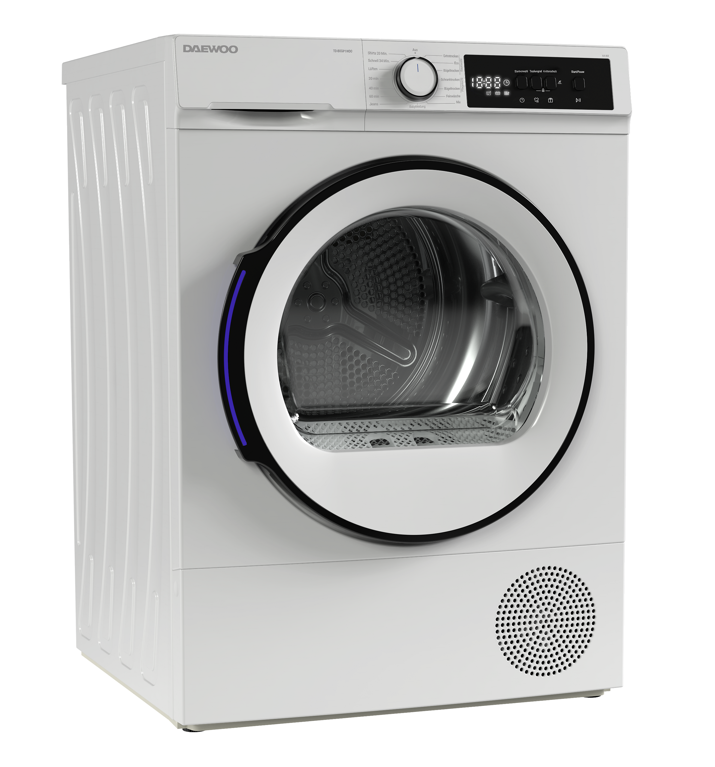 Daewoo Wärmepumpentrockner TD-B0GP1WD0-DE