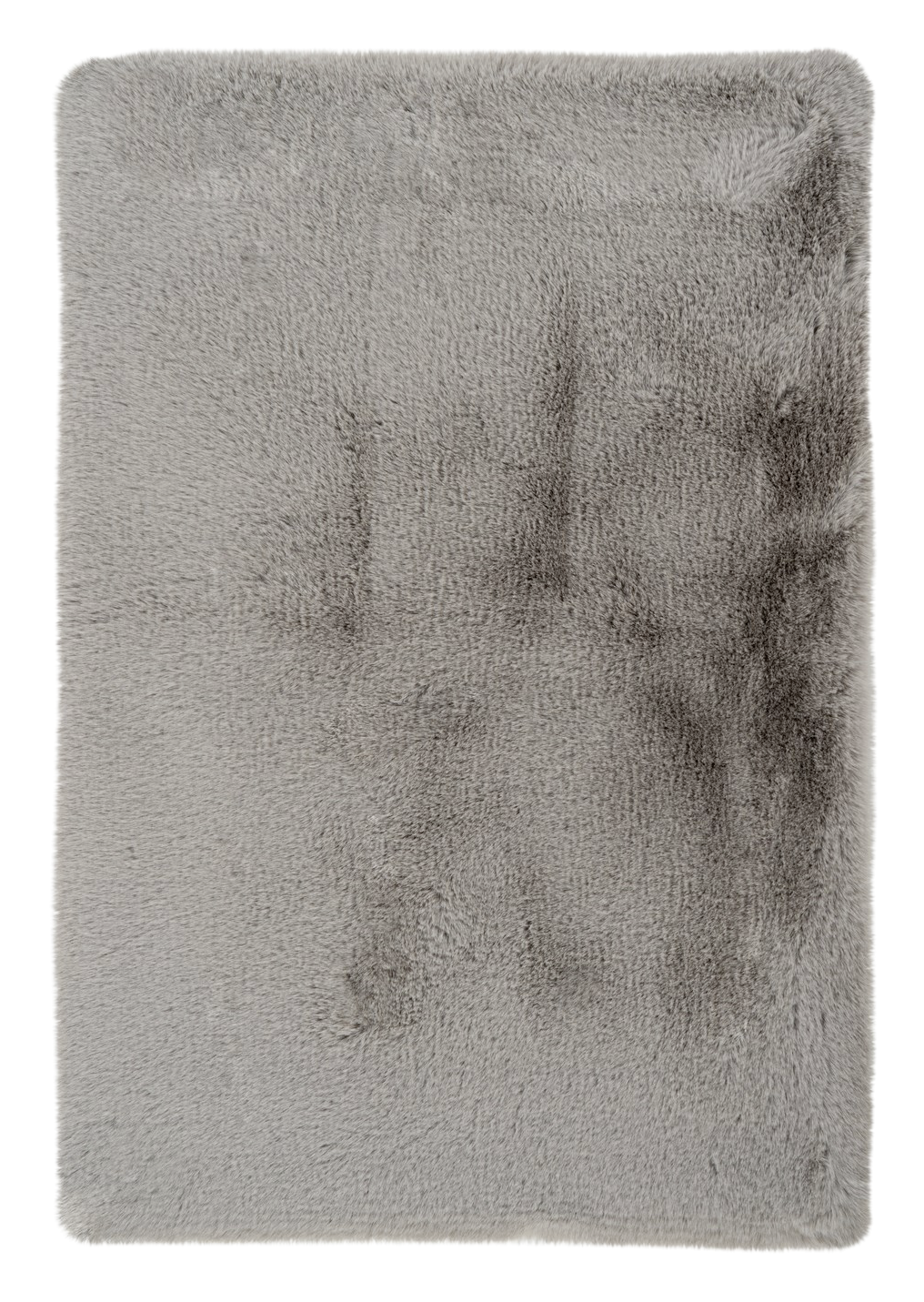 Kayoom Hochflorteppich Badematte Rabbit 325 hellgrau B/H/L: ca. 40x3,5x60 cm