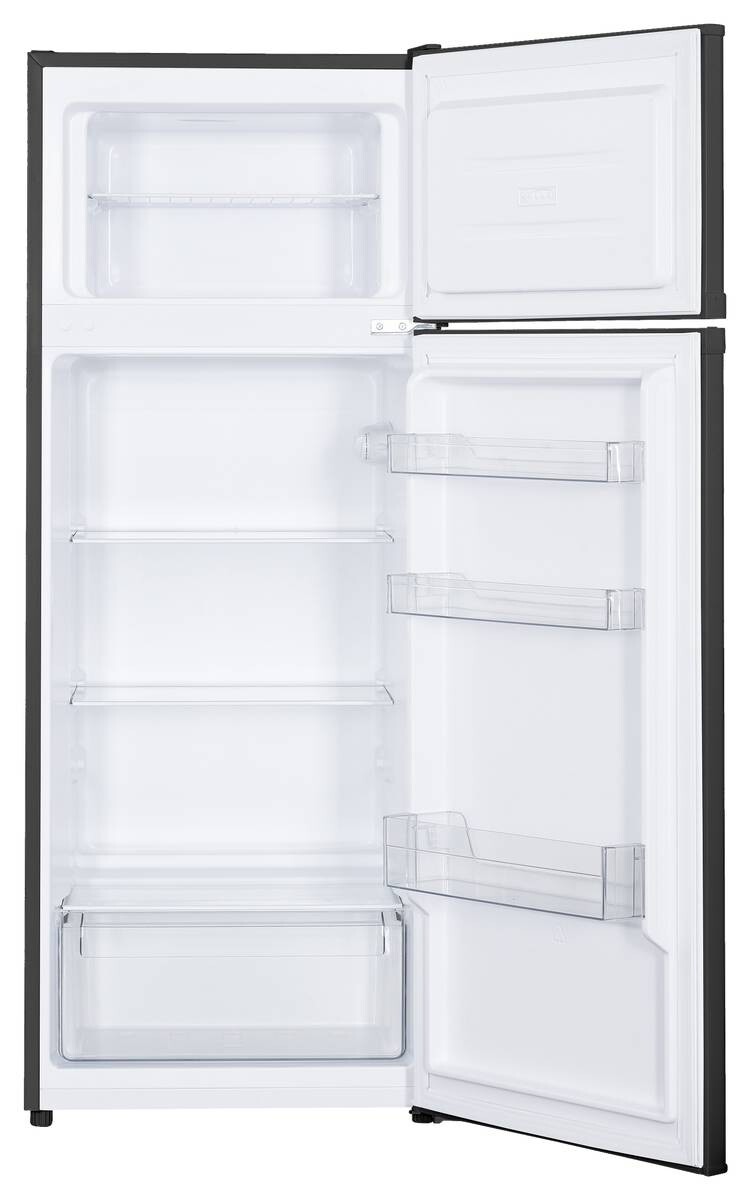 PKM Kühl-/Gefrierkombination GK212 B schwarz B/H/T: ca. 54,5x143x55,5 cm