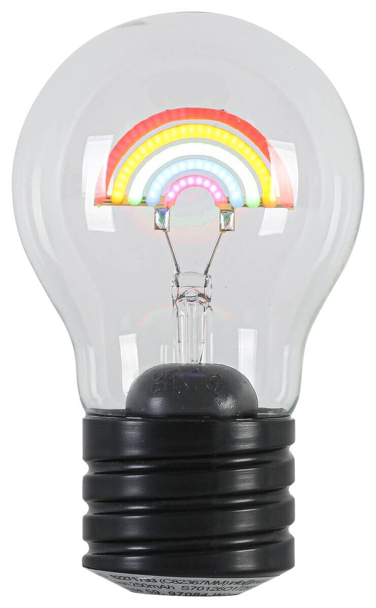 Nolo LED-Dekoleuchte Regenbogen H/D: ca. 12x7 cm
