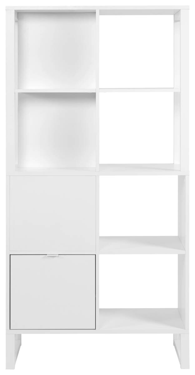 Regal Sumatra weiß Nachbildung B/H/T: ca. 83,5x165x40 cm