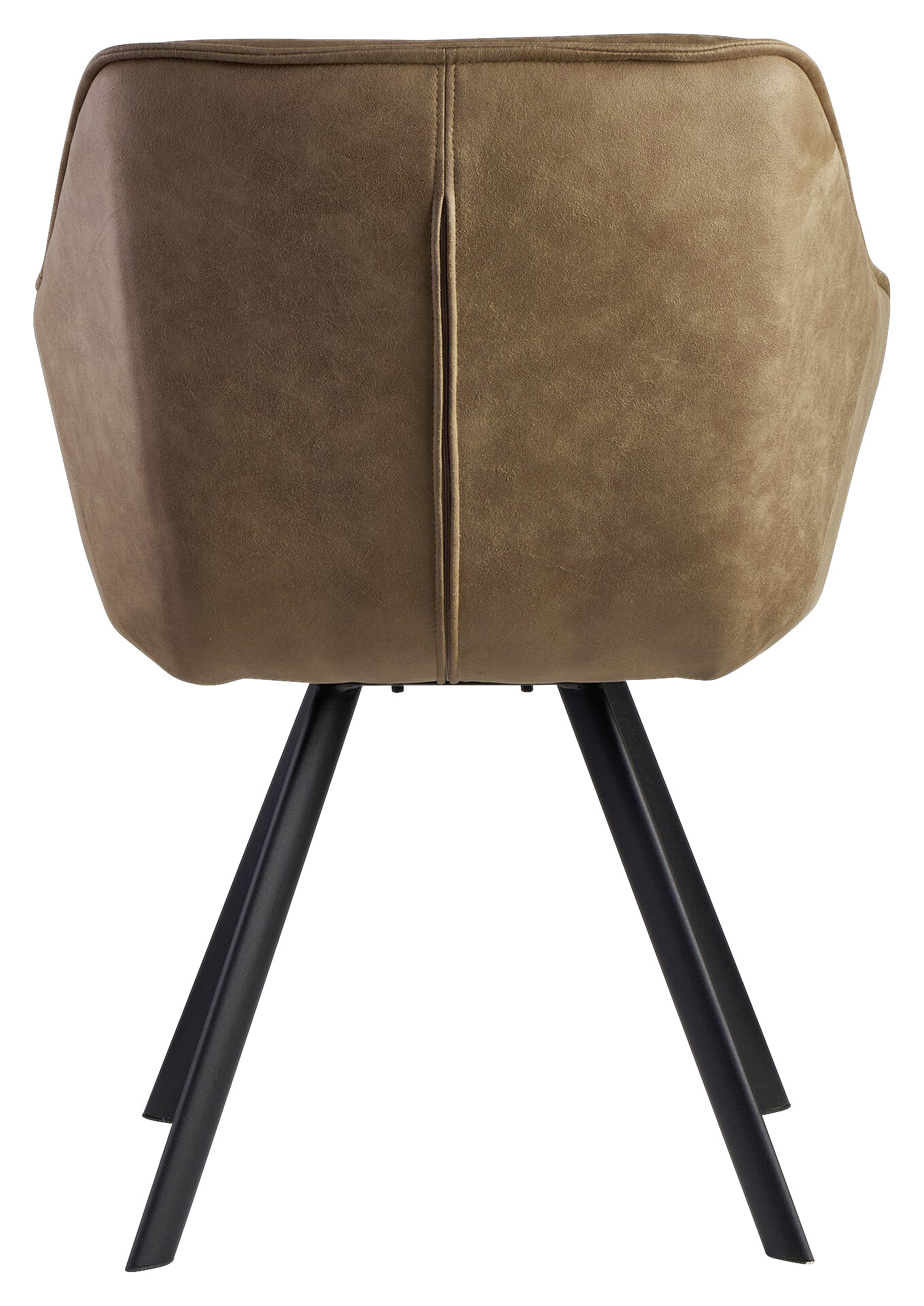 Stuhl braun Stoff B/H/T: ca. 60x85x64 cm