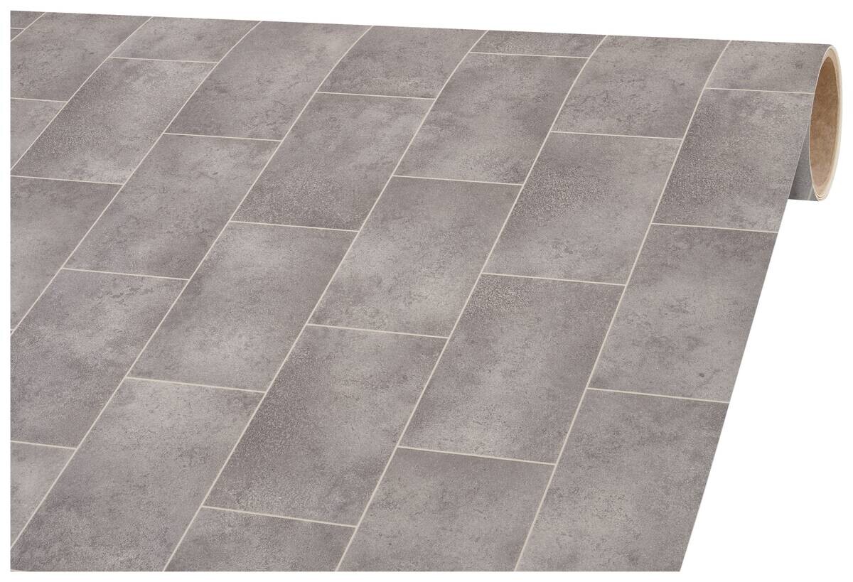 Vinylboden Start grau Fliese B: ca. 400 cm pro m²