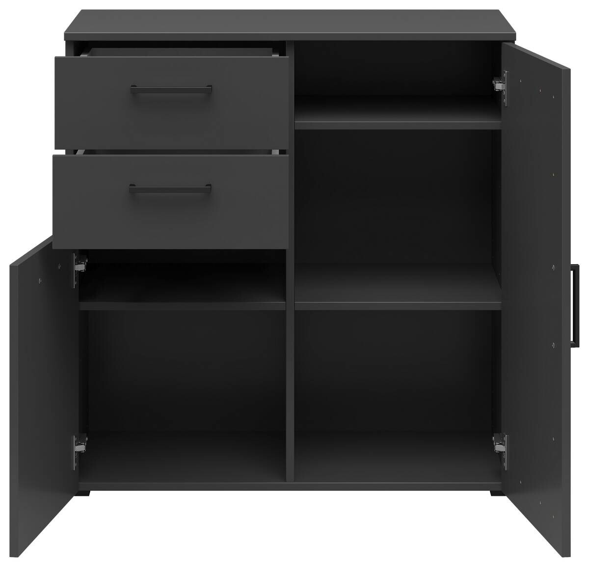 Kommode Multi-Stauraum Typ 26 anthrazit B/H/T: ca. 80x83x40 cm