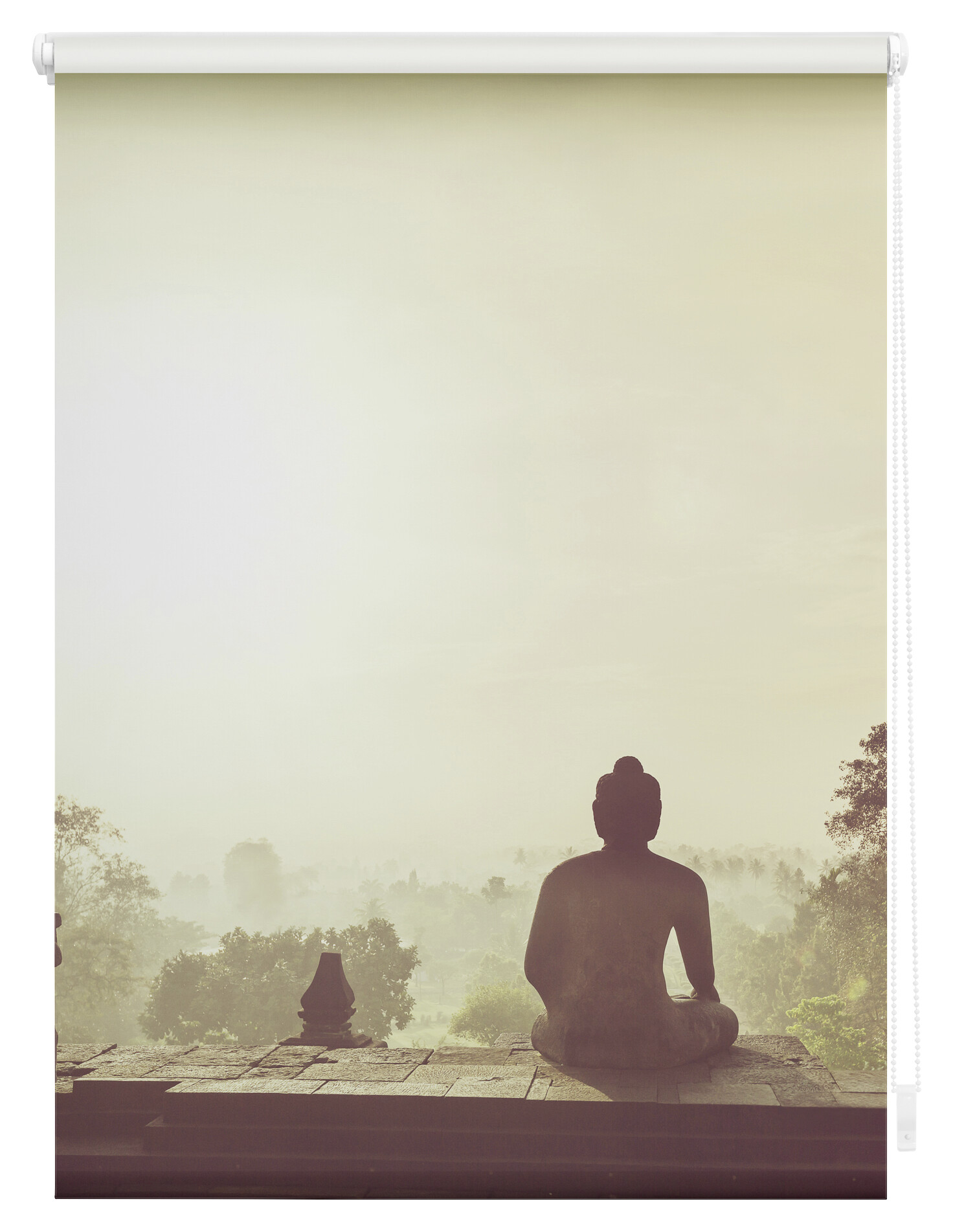 LICHTBLICK Rollo Tempel Borobudur orange B/L: ca. 60x150 cm