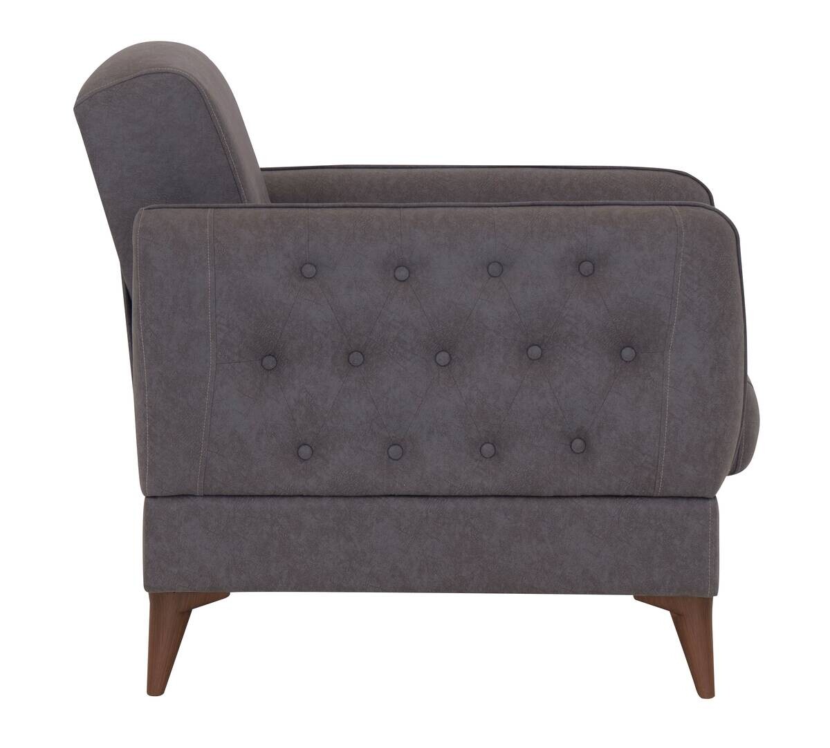 Sofa 3-2-1 Mislina blaugrau Microfaser