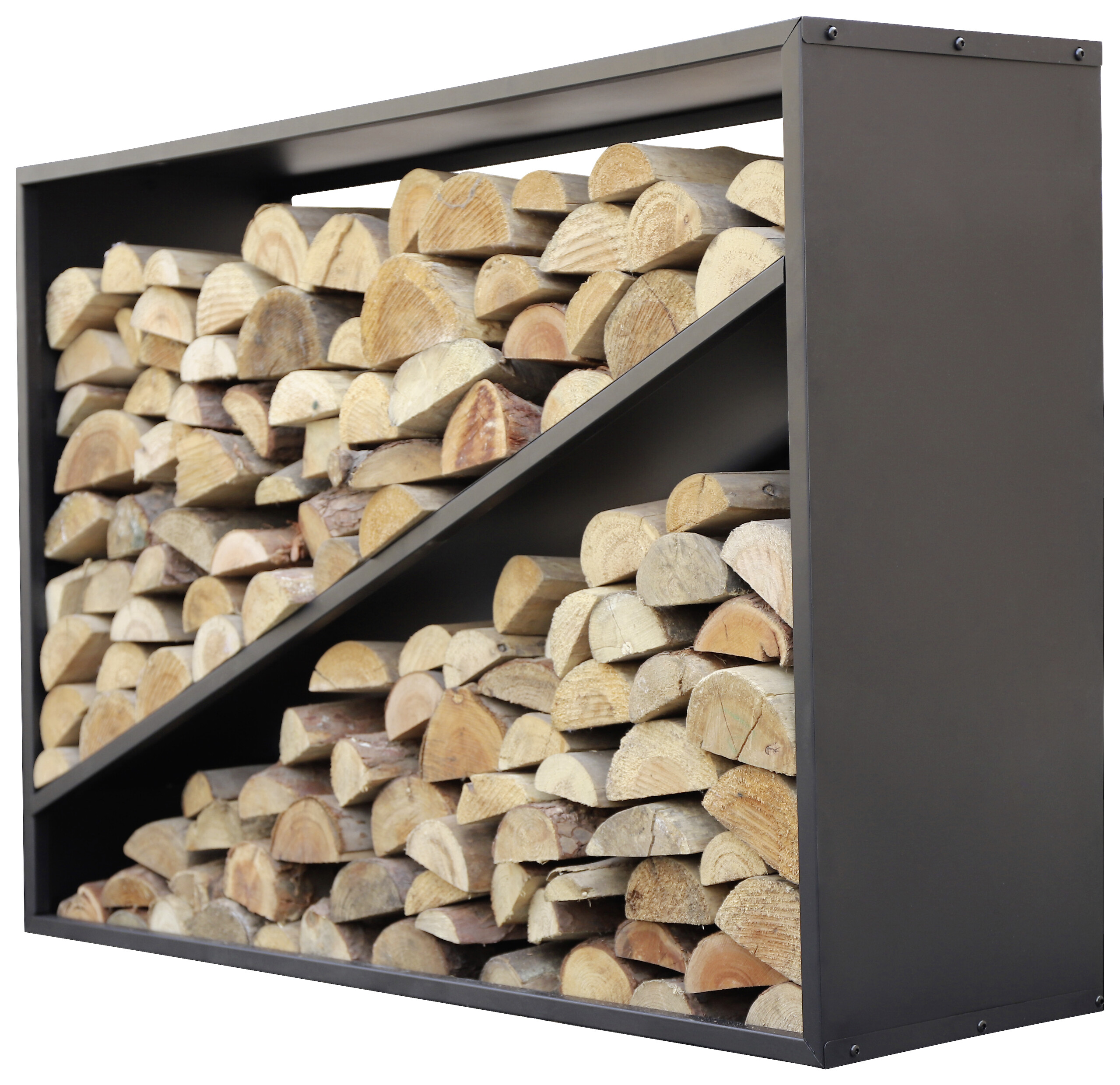 Westmann Kaminholzregal schwarz B/H/T: ca. 115x80x35 cm