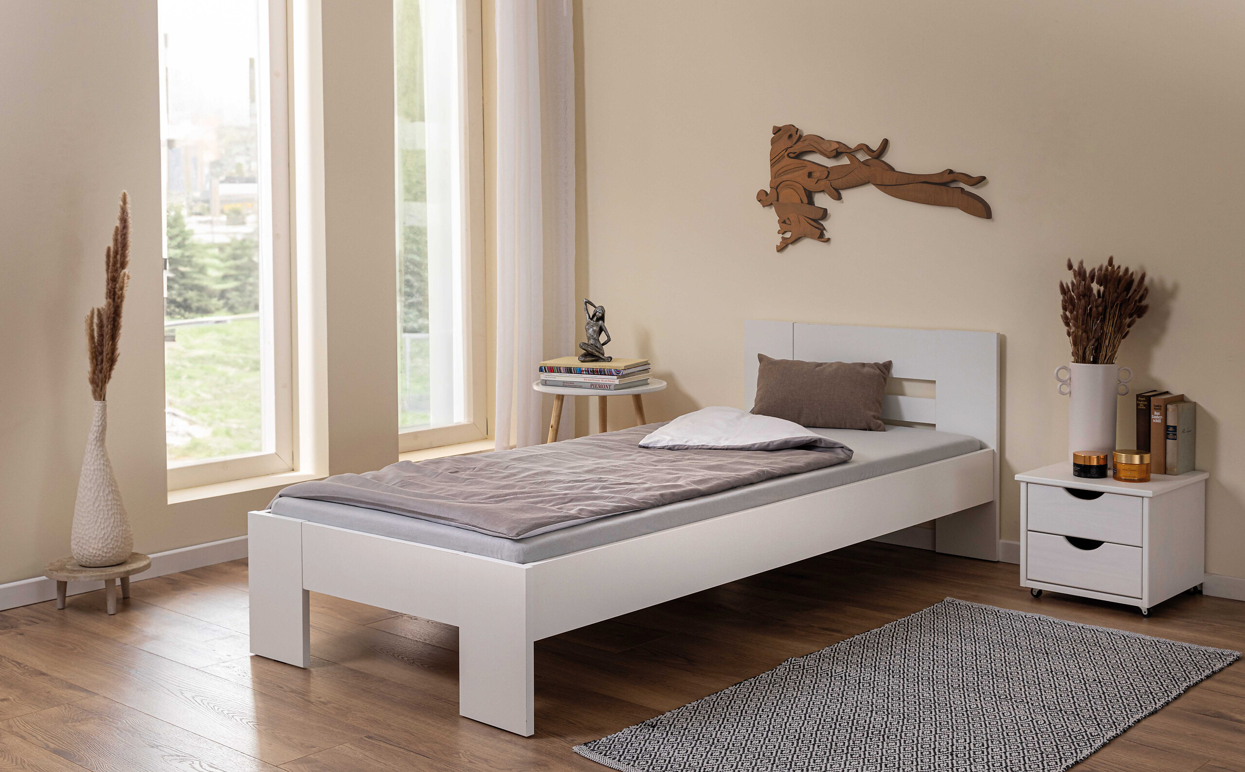 Bett Annik 90x200 weiß Bett Annik 90x200 weiß