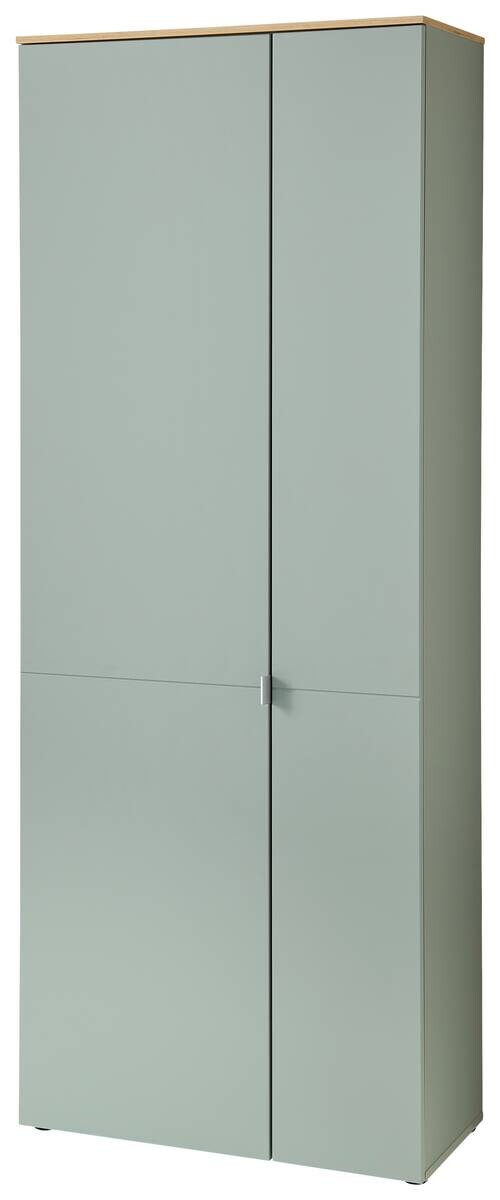 Garderobenschrank Bari salbei Eiche Artisan Nachbildung B/H/T: ca. 78x202x38 cm
