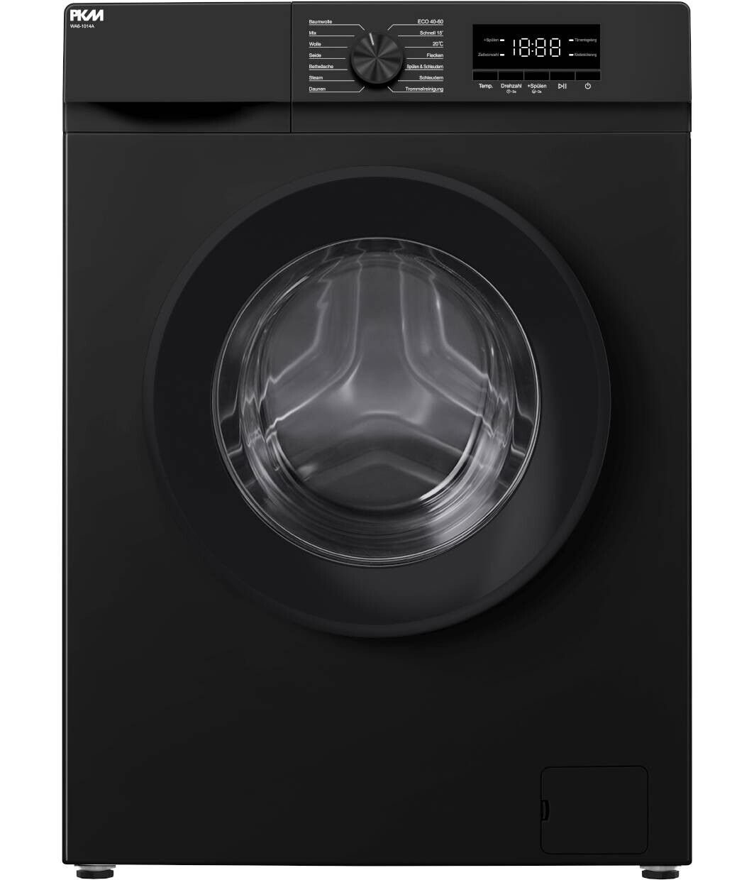 PKM Waschmaschine WA6-1014AB schwarz B/H/T: ca. 60x84x39 cm ca. 6 kg