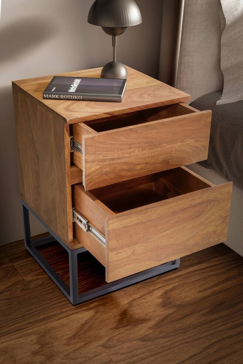 Nachtkonsole braun B/H/T: ca. 40x60x38 cm