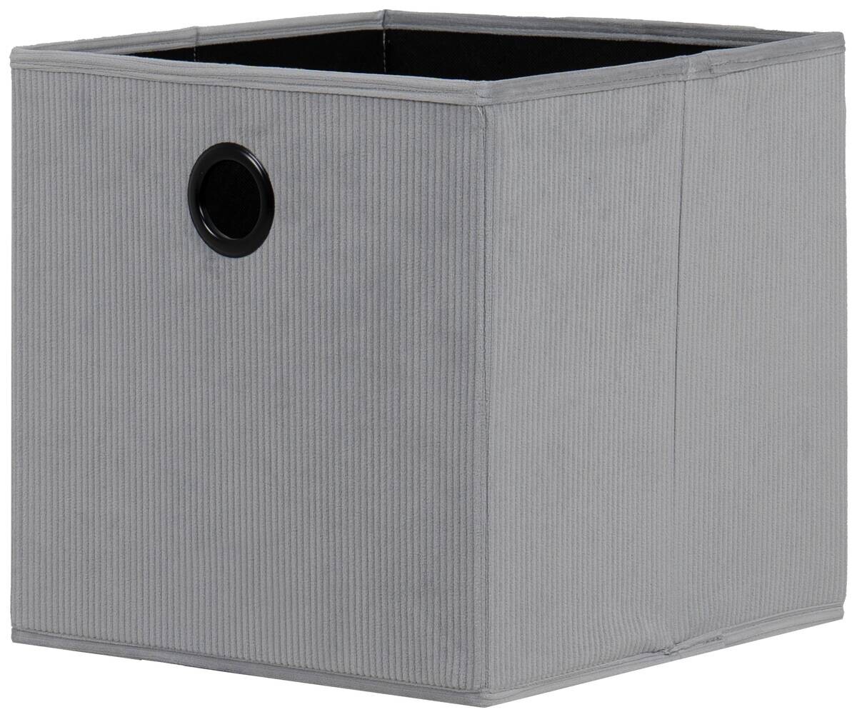 Stoffbox grau B/H/T: ca. 32x32x32 cm
