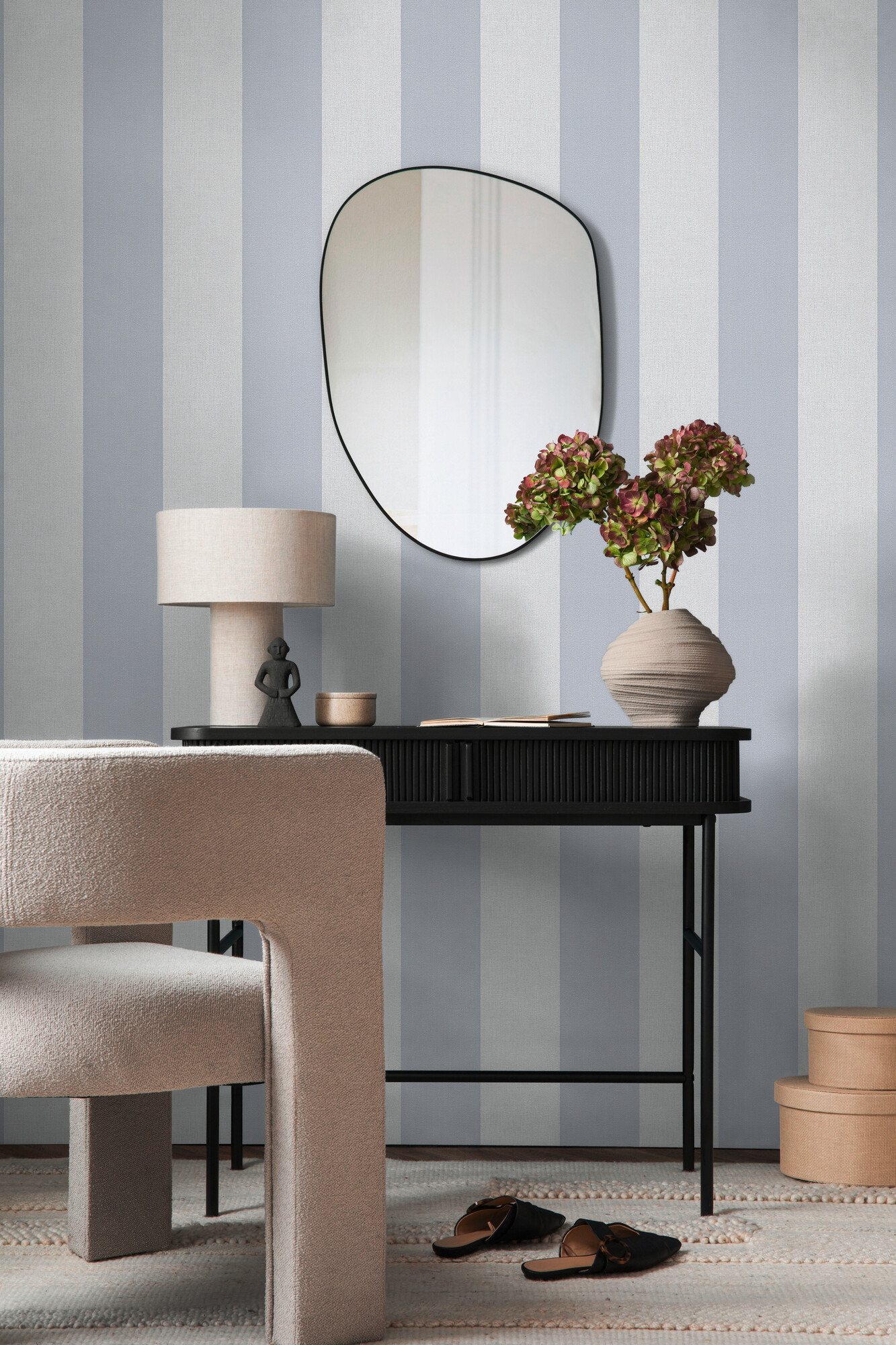 A.S.Creation Vliestapete hellgrau B/H/D: ca. 53x1005x9,8 cm