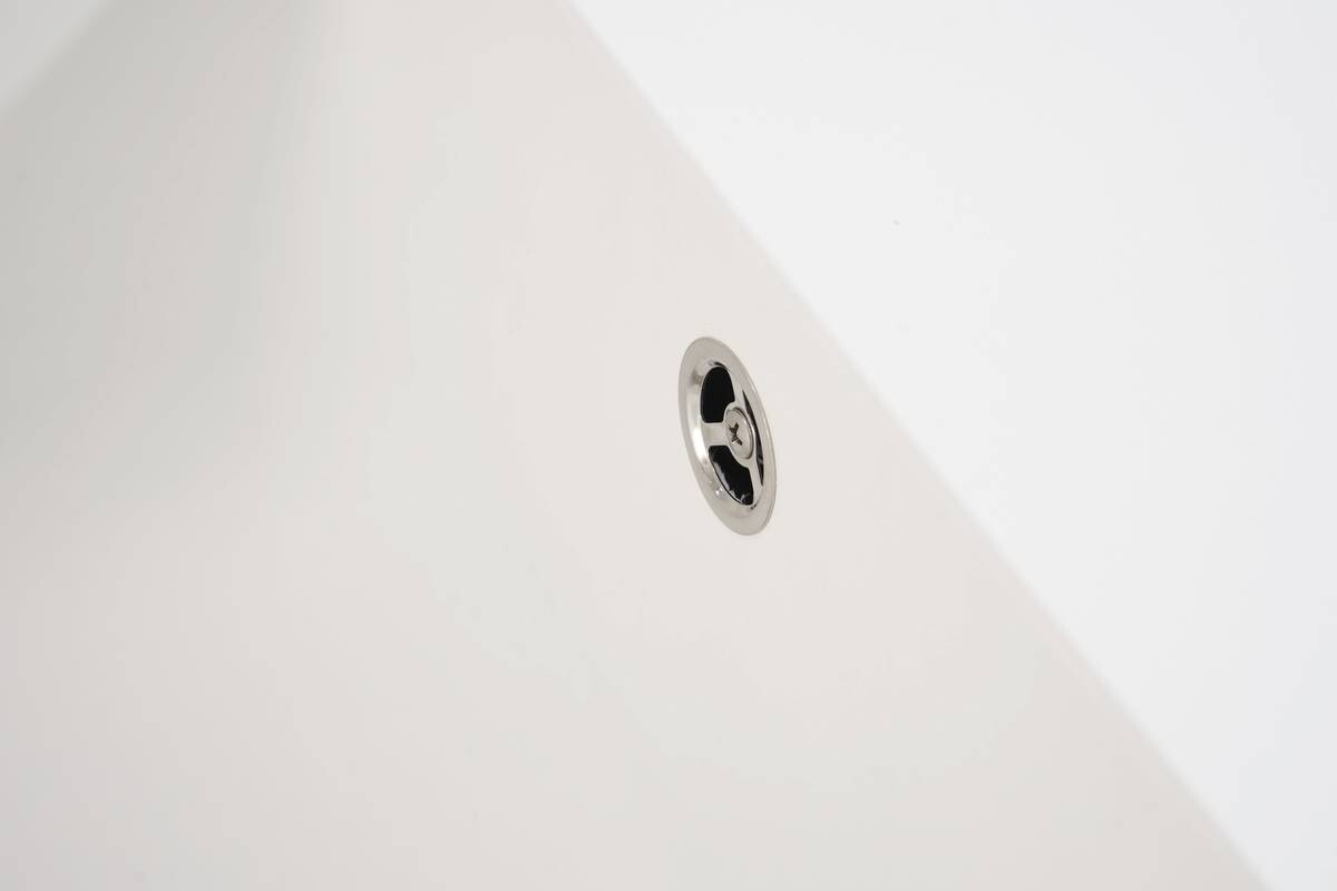 Respekta Einbauspüle Denver 86 x 50 W weiß Mineralite B/H/T: ca. 86x20x50 cm