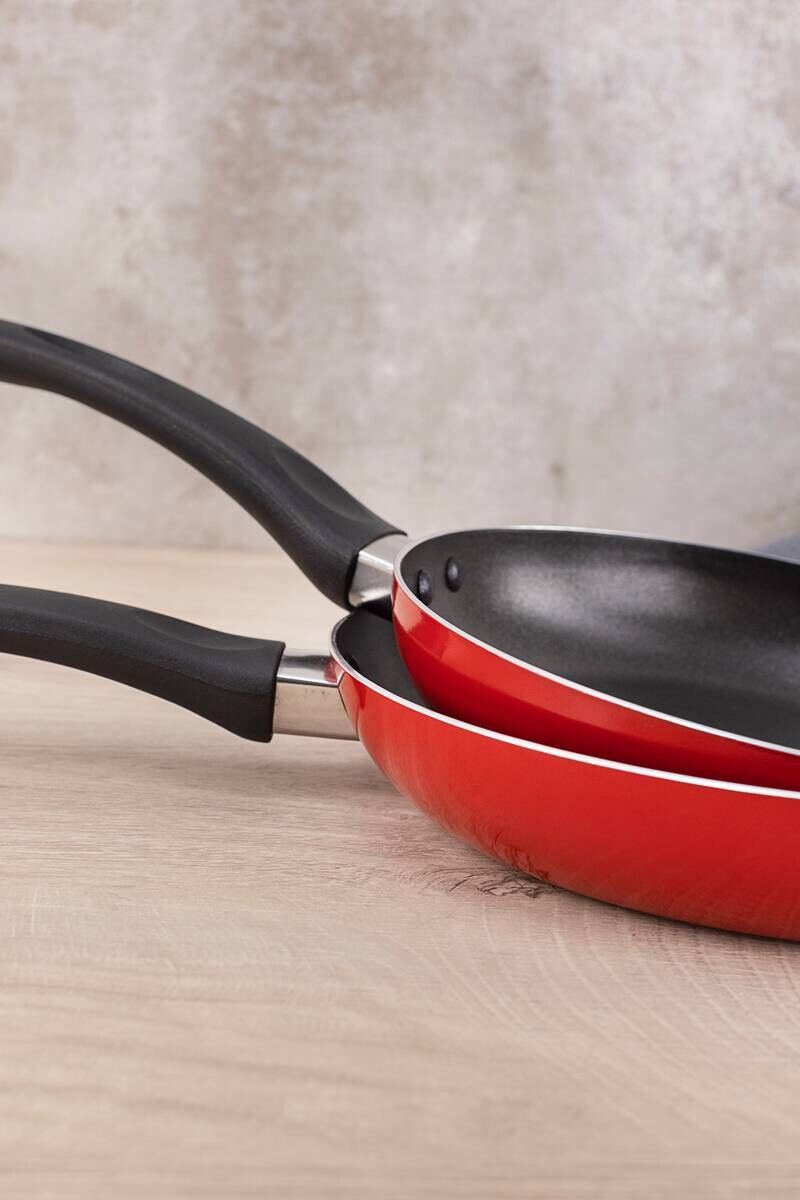 RENBERG Pfannenset REDLY rot Aluminium 3 tlg. RENBERG Pfannenset REDLY rot Aluminium 3 tlg.