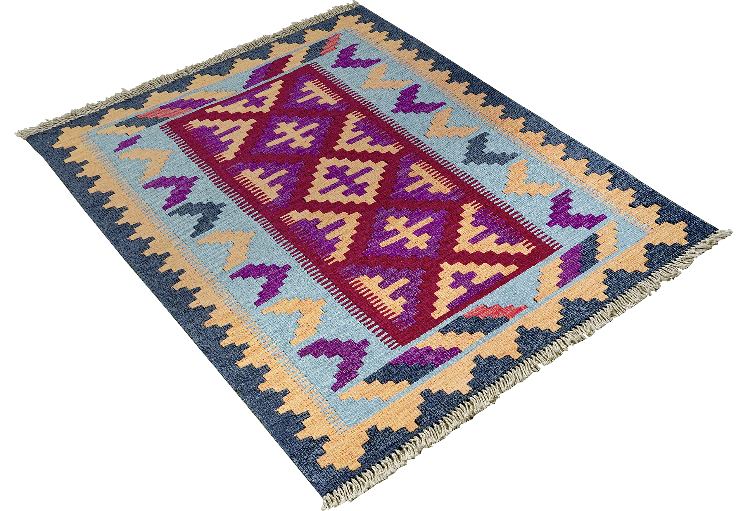 PersaTepp Teppich Kelim Gashgai rot B/H/L: ca. 82x1x127 cm