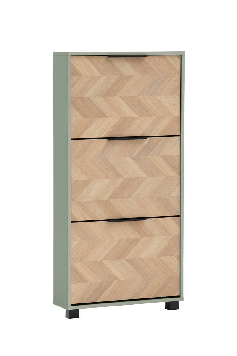 Schuhkipper Piazza, 3er Pistazie B/H/T: ca. 59,8x124,5x19,55 cm