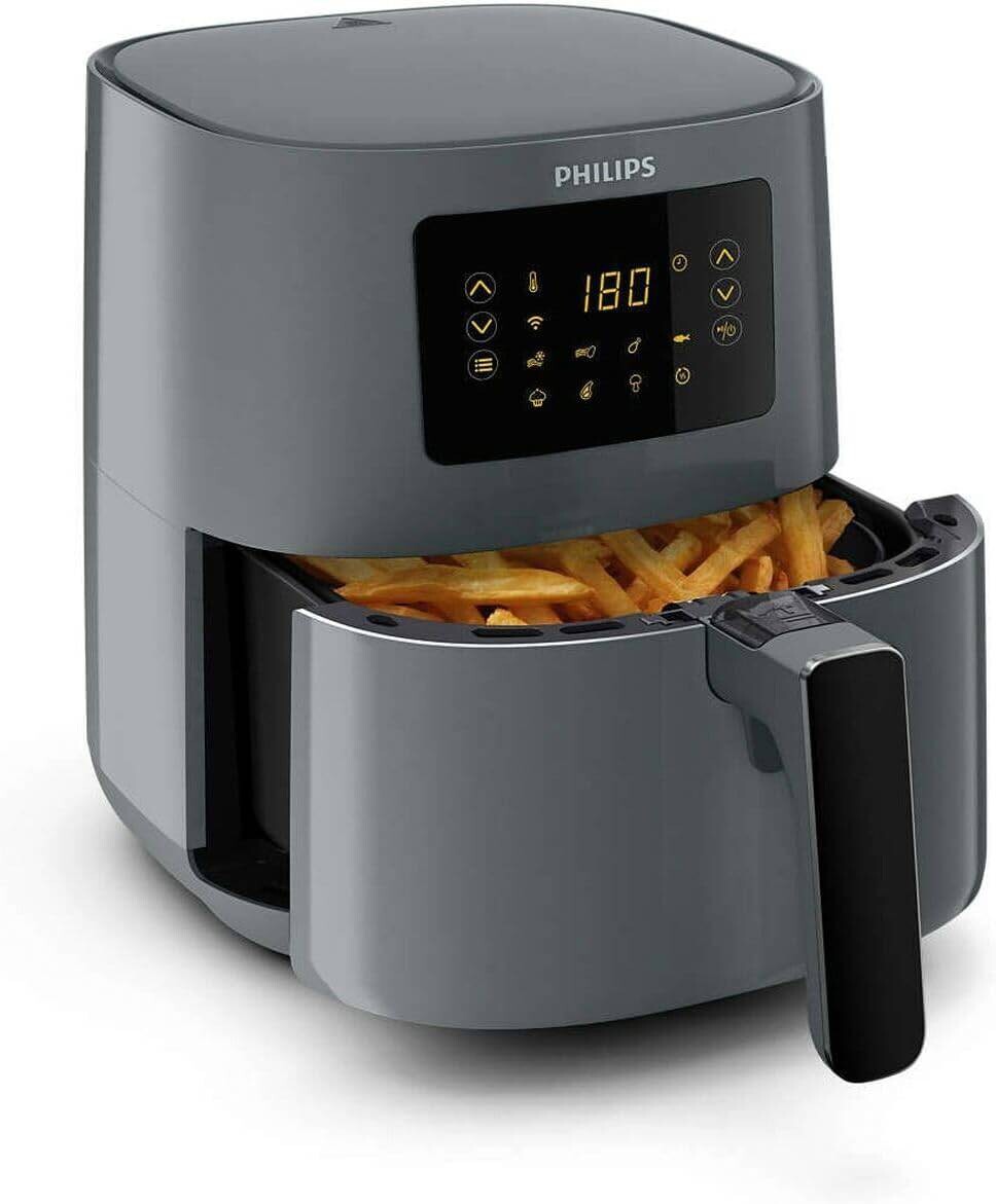 Philips Heißluftfritteuse HD9255/60 grau Kunststoff B/H/T: ca. 36x29,5x26,4 cm ca. 4,1 l