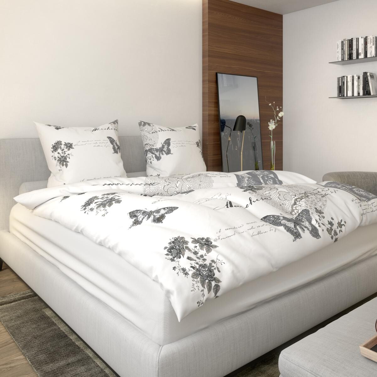 Baumwoll Bettwäsche Fleur Renforce