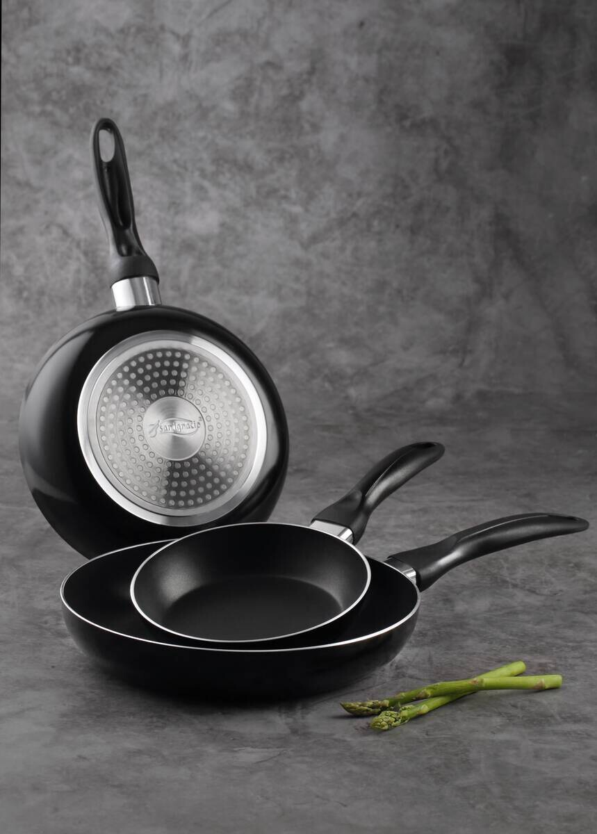 SAN IGNACIO Pfannenset NAVY BLACK schwarz Aluminium 3 tlg.