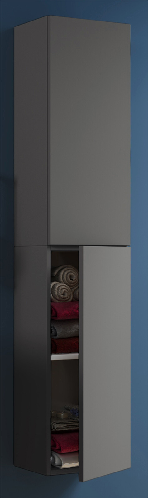 Hochschrank Lendas anthrazit B/H/T: ca. 33x150x22 cm