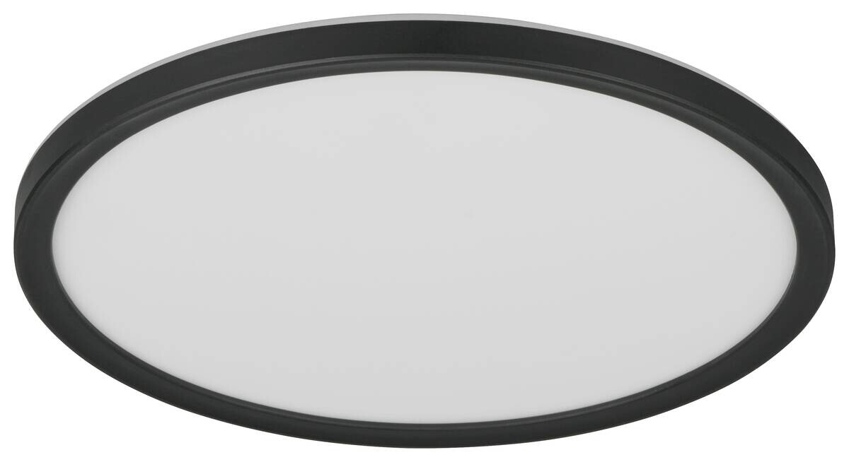 Reality Leuchten LED-Deckenleuchte Joko schwarz Kunststoff B/H: ca. 29x3 cm