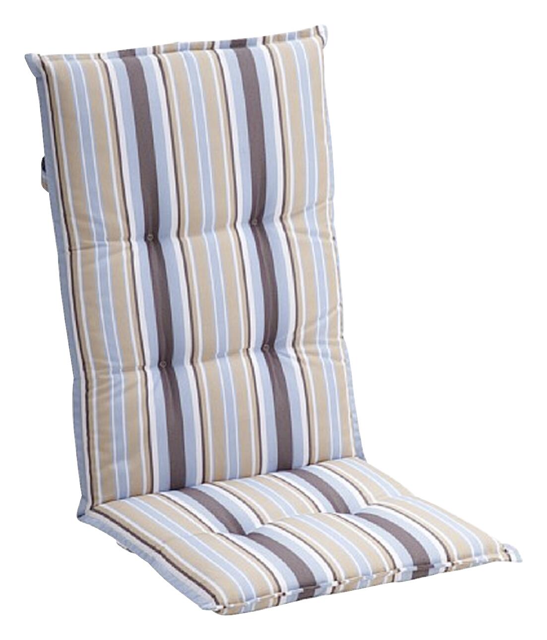 Grasekamp Auflage für Hochlehner blau Polyester-Mischgewebe B/H/L: ca. 53x5x121 cm