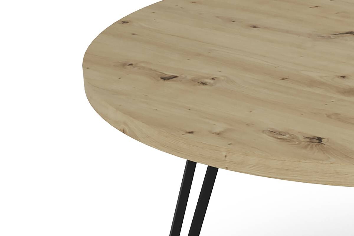 Tisch MARTA Eiche Artisan Nachbildung H/D: ca. 76x120 cm