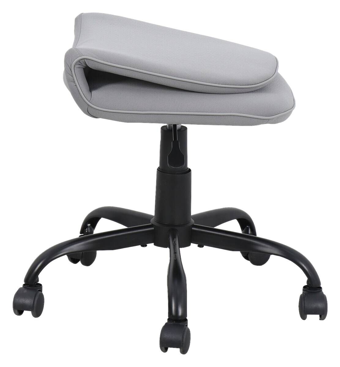 Drehstuhl TROLLY schwarz grau Metall Stoff